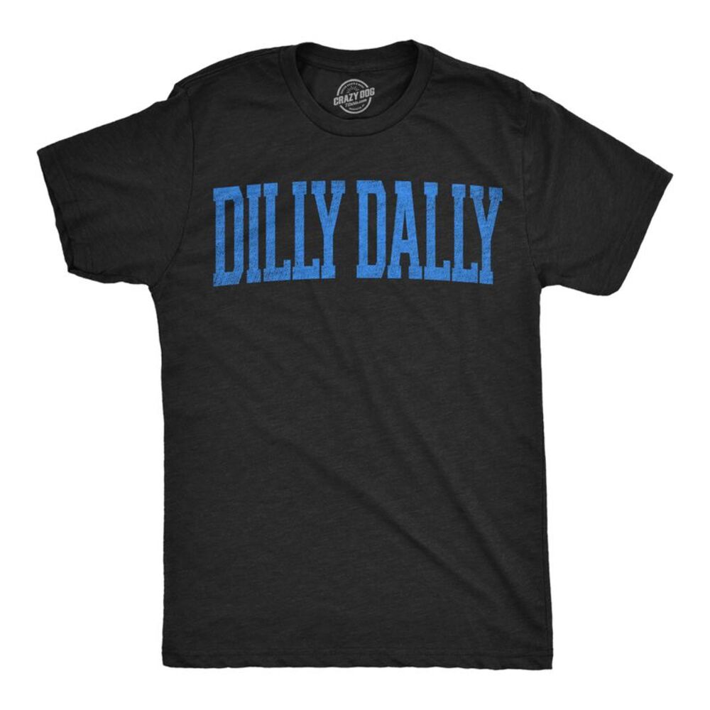 Mens Funny T Shirts Dilly Dally Sarcastic Tee For Men